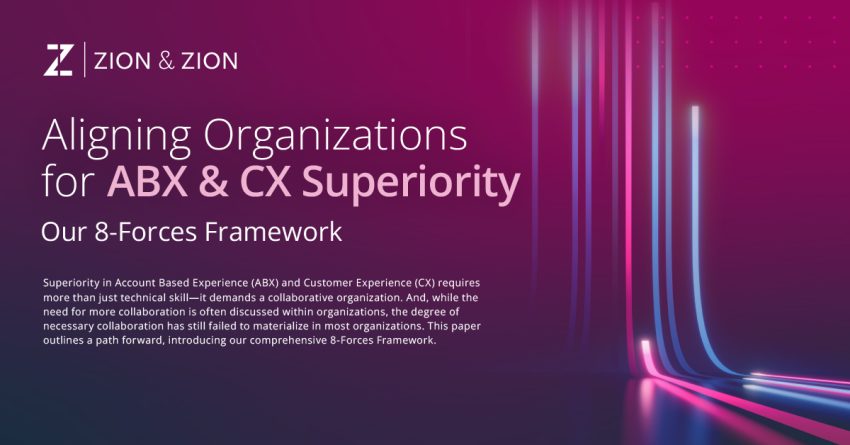 Aligning Organizations for ABX & CX Superiority