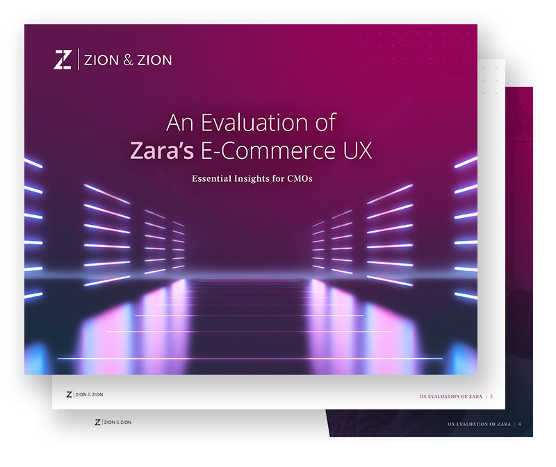 Zara UX White Paper Preview