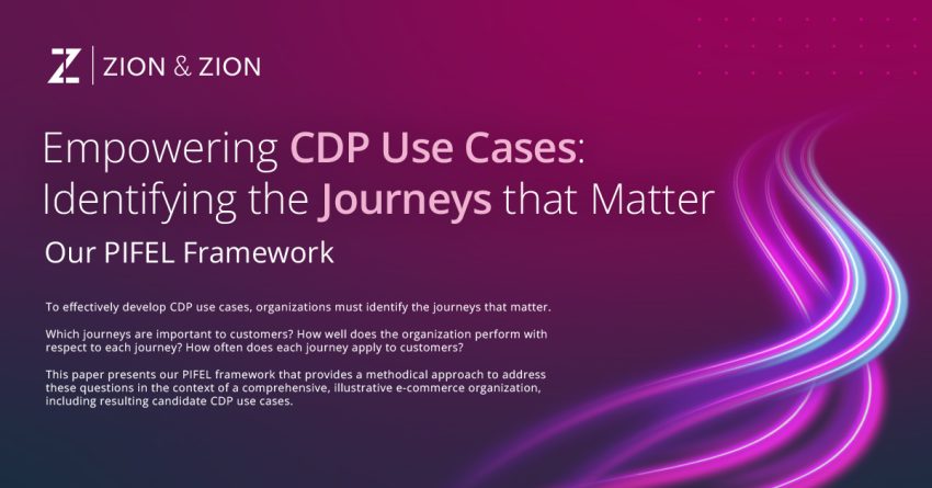 Empowering CDP Use Cases: Identifying the Journeys that Matter