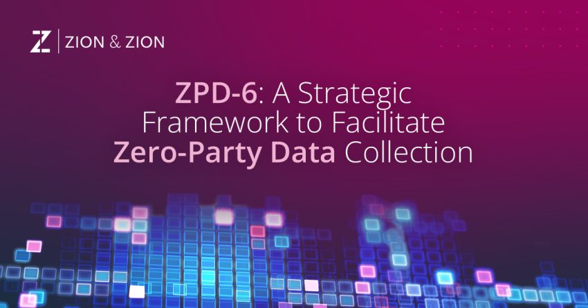 ZPD-6: A Strategic Framework to Facilitate Zero-Party Data Collection