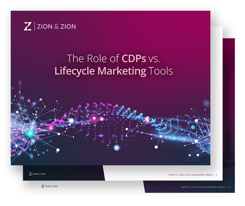 White paper preview Role of CDPs vs Lifecycle Marketing