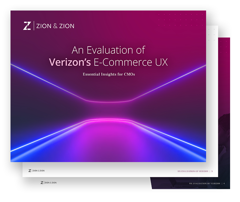 Verizon UX Study White Paper Preview