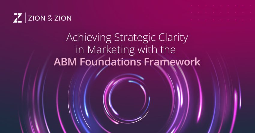 Achieving Strategic Clarity in Marketing with the ABM Foundations Framework